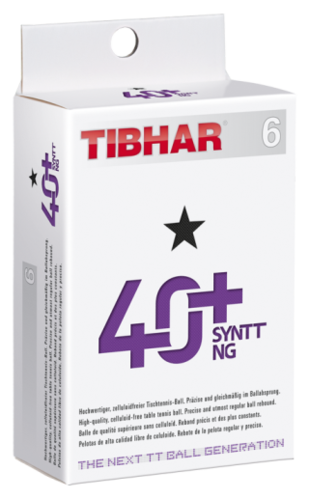 Plastikball TIBHAR * 40+ SYNTT NG 6er-Pack